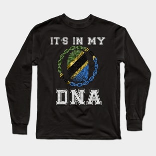 Tanzania  It's In My DNA - Gift for Tanzanian From Tanzania Long Sleeve T-Shirt